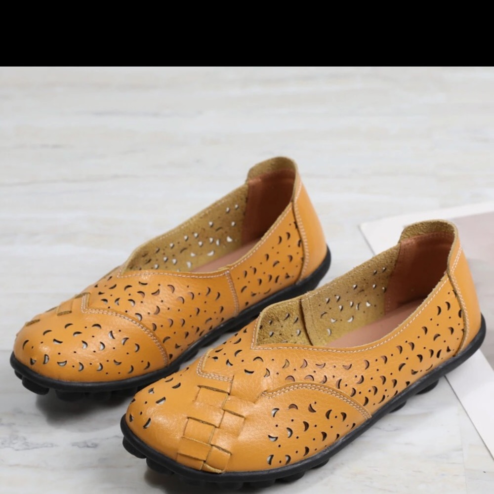 Handmade Leather Flats Loafers